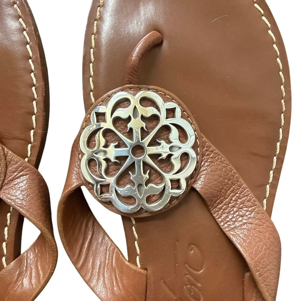 Brighton Alice Leather Sandals Brown Size 7.5 - Picture 4 of 6